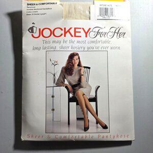 Sheer Pantyhose Jockey For Her Comfortable Medium tall White office career